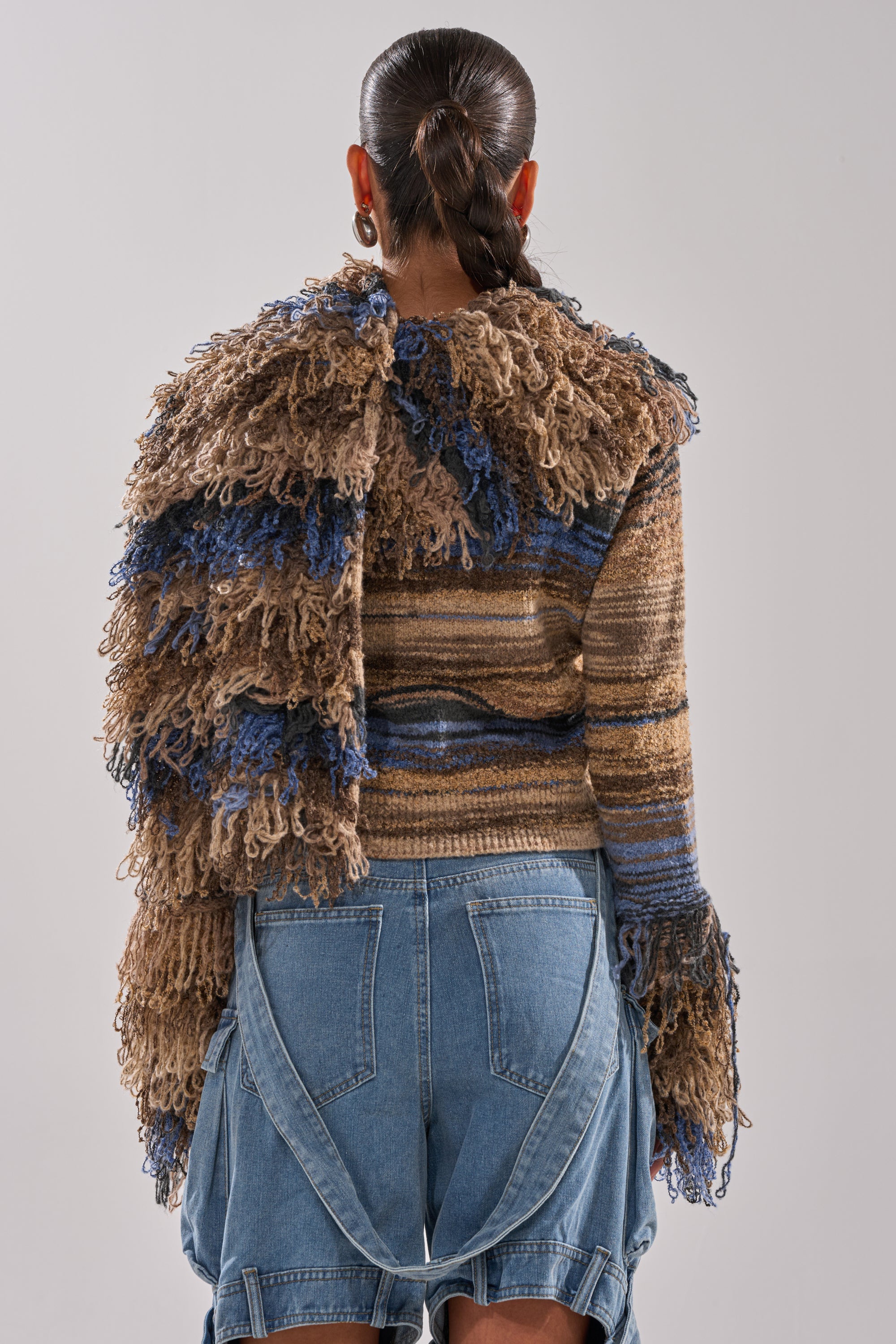 ALWAYS ON MY MIND FRINGE SWEATER